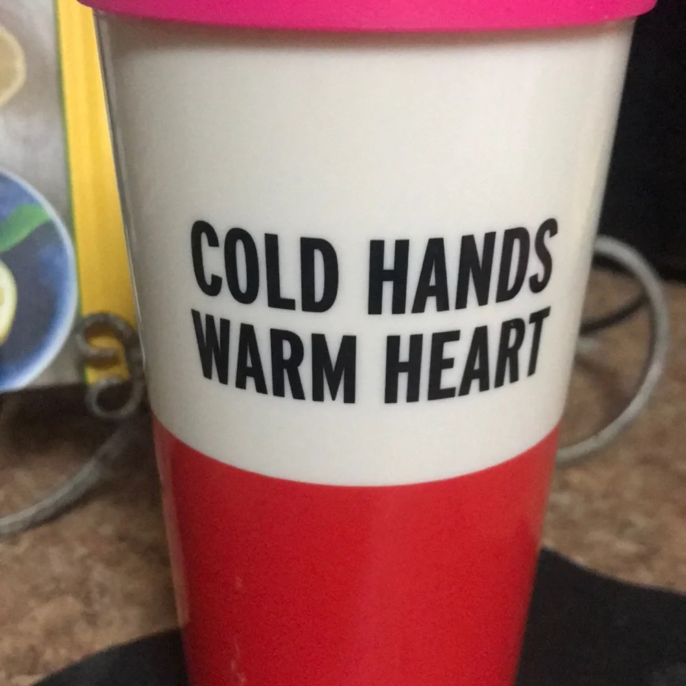 Kate Spade Cold Hands Warm Hearts Thermal Mug